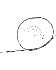 Magnum KARBONFIBR 68 11/16" High-Efficiency Polished Clutch Cable Harley 87-06