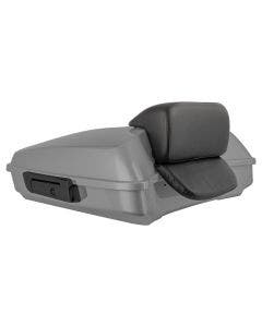 Hogworkz Charcoal Pearl Razor Tour Pack Slim Backrest Black Hardware for Harley® FLH '97-'24