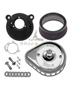 S&S 170-0449 Chrome Stealth Mini Teardrop Air Cleaner 91-06 Harley Sportster XL