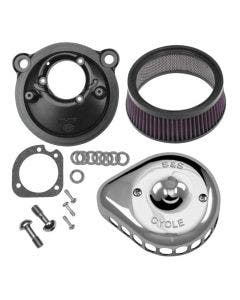 S&S 170-0439 Chrome Stealth Mini Teardrop Air Cleaner 07-18 Harley XL Sportster