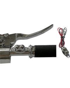 Drag Specialties Chrome Duet Handlebar Switch Kit Harley-Davidson or Custom | 0616-0204