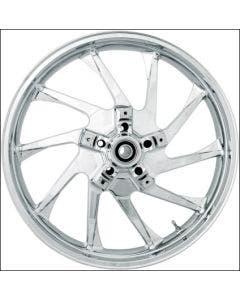 Coastal Moto Chrome Hurricane 3D 21" Front Cast Wheel Only Harley 08-19 Non ABS