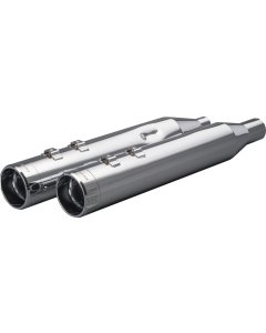 Khrome Werks HP-Plus Chrome 4.5" Exhaust Mufflers for Harley Twin Cam FLH 95-16