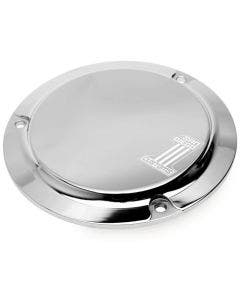 San Diego Customs P-DC004CHR Chrome Logo Derby Cover 99-17 Harley Twin Cam