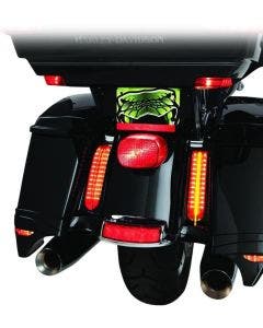 Ciro Lens Filler Panel Lights for Ultra & Road King with Amber Signals
