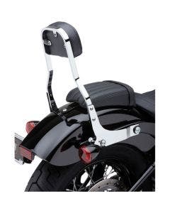 Cobra USA 602-2046 Square Chrome 14" Detachable Backrest Kit 2018 Harley Softail