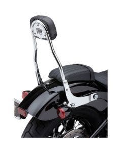 Cobra USA 602-2006 Round Chrome 14" Detachable Backrest Kit 2018 Harley Softail