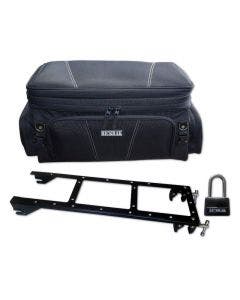 Rickrak Quick Attach Rack & Top Dekk Ii Combo Kit Fits Harley Air Wing Tour Pak