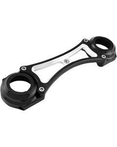 Performance Machine PM Billet 39mm Black Contrast Fork Brace for Harley XL 00-16