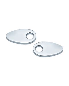 Kuryakyn 2577 Kellerman Chrome Fender Strut Cover Plates 02-18 Harley Softail FXD