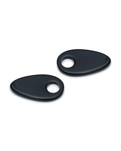 Kuryakyn 2578 Kellerman Black Fender Strut Cover Plates 02-18 Harley Softail FXD
