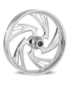 RC Components Crisis Chrome Wheel & Tire Package for Harley Indian & Metric