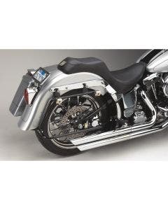 Cycle Visions CV-7201 Bagger Tail Kit w/ Black Mounts for Harley FLST 08-17