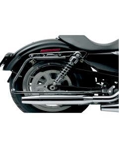 Cycle Visions Bagster Saddlebag Mount for Harley Sportster XL Models Black Mounts
