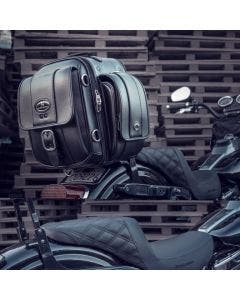 Saddlemen CD1750 Black Sissy Bar Bag Harley or Metric Universal Fit