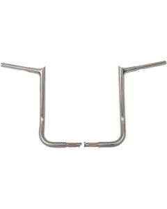 FBI Fat Baggers Chrome 16" EZ Install Pointed Handlebars Harley Batwing 86-22