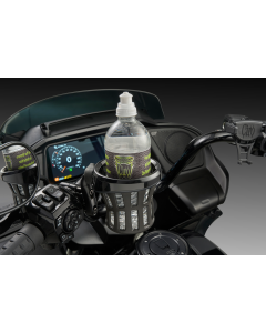 Ciro 55611 Black Left or Right Perch Mount Drink Holder for Harley or Metric