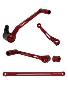 Arlen Ness Solo Red Speedliner Foot Control Kit 4 Harley 08-24 Touring