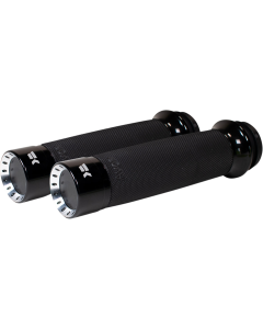 Khrome Werks Contour Grips for Harley & Custom Motorcycles w/ 1" Bars