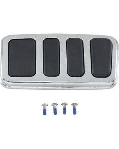 Kuryakyn 4456 Chrome ISO-Extended Brake Pedal Pad for Harley FLS FLH/T FXD 12-20