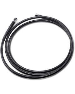 Drag Universal Black Vinyl 74" Stainless Steel Brake Line w/ AN-3 Fittings Ends