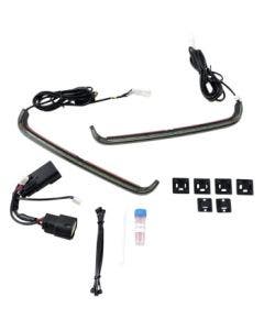 Custom Dynamics BAGZ Low Profile Lens LED Saddle Bag Lights 09-13 CVO FLHX