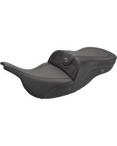 Saddlemen Carbon Fiber Heated Roadsofa Seat Harley 99-07 FLHT/FLTR