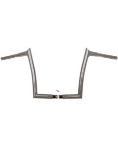 FBI Fat Baggers Chrome 12" EZ Install Pointed Handlebars Harley FLTR 15-20