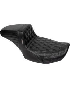 Le Pera Kickflip Daddy Long Legs Seat Double Diamond Stitch 4 Harley FL '23-'24