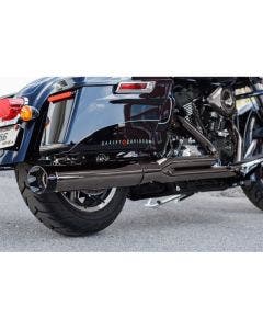 S&S Sidewinder Lava Chrome 2-1 Exhaust System for Harley 17-24 Touring