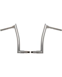 FBI Fat Baggers 1-1/2 Chrome 16" EZ Install Pointed Handlebar Road Glide 15-20