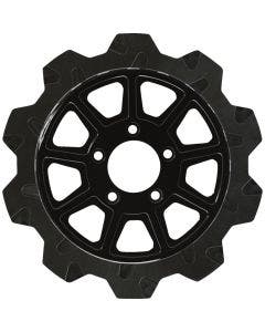 Lyndall Brakes Three-Piece Crown/9 Spoke Rear Rotor for Harley Touring 