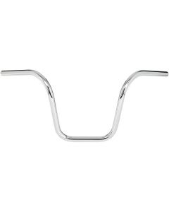 Biltwell 6004-1057 1" Apes Slotted Chrome Handlebar TBW Plug Harley Metric