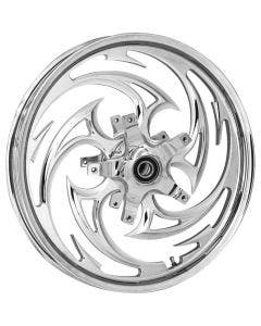 RC One-Piece Forged Savage Chrome Stock Rotor Front Wheel for Harley 24 