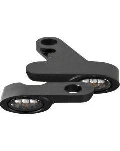 Kodlin Black Elypse Amber LED Turn Signals K68500 Harley M8 Softail 18-Up