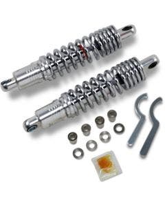 Drag Premium Chrome 13" Adjustable Rear Spring Heavy Duty Shocks XL FXR 86-03