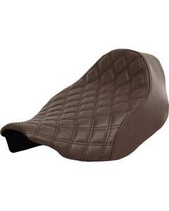 Saddlemen Brown Lattice Stitch Renegade Solo Seat Harley 23-24 Touring Models