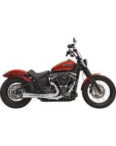Bassani Road Rage 3 2-into-1 Chrome Exhaust System 4 Harley 18-23 Softail Models