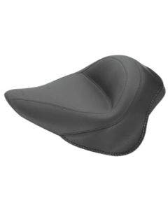 Mustang 76752 Seat Wide Black Vintage Solo Seat Harley Softail 12-16 FXS 11-13 FLS