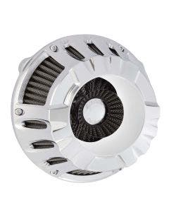 Arlen Ness Inverted Deep Cut Chrome Stage 1 Air Cleaner for Harley FLH/T 08-16