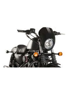 Custom Acces Free Spirit Semi-Fairing Gloss Black Harley Sportster XL 883N 09-Up