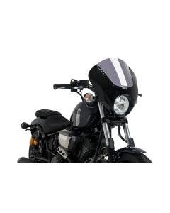 Custom Acces Dark Night Semi Fairing Smoke Yamaha Bolt XVS950 13-Up CUP0013H