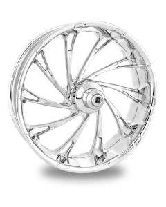 PM Contour Del Rey Chrome  Wheels Package Set With Tires Tires for Harley 