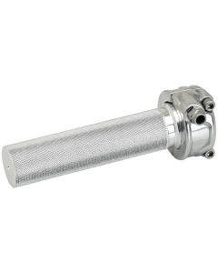 Biltwell 6601-303-01 Polished Aluminum Whiskey Throttle - 1" Bars - Single Cable