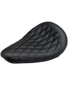 Biltwell 4003-101 Black Diamond Stitch Thinline Seat - Custom Universal Motorcycle