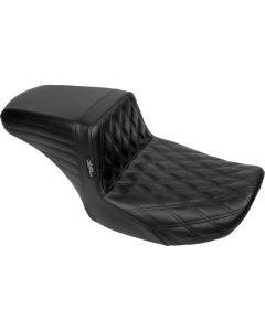 Le Pera LV-597DD Kickflip 2 Up Double Diamond Seat for Harley FLH FLT '23-'24