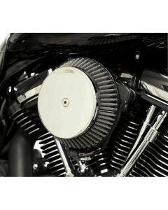 LA Choppers LA-2392-03 Chrome Round Aluminum Air Cleaner Kit Harley M8 17-Up