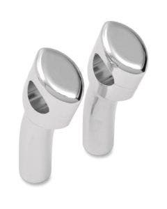 Drag 0602-0469 Chrome 1 1/2" Bar Big Buffalo 5.5" Risers 1" Pullback Pair Metric