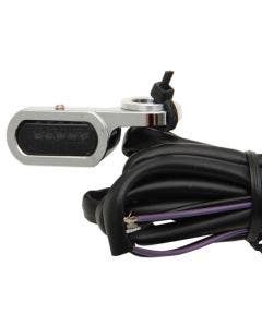 Drag 2040-2133 Chrome Smoke Lens LED Handlebar Marker Light 96-17 Harley FL FX XL 20402133
