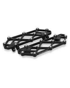 Arlen Ness 410-053 Black Diamond Driver Floorboards Harley FLT Touring 99-Up